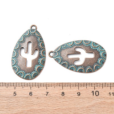 Tibetan Style Alloy Pendants FIND-B055-02C-1