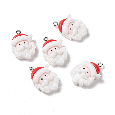 Christmas Theme Opaque Resin Pendants LS-X-FIND-E025-14-1