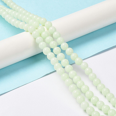 Synthetic Luminous Stone Beads Strands G-L582-01A-1