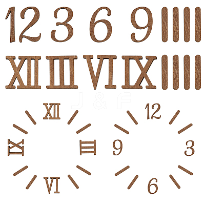 2 Sets 2 Styles Wood Cabochons DIY-BC0016-38-1
