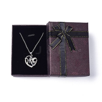 Paper Jewelry Organizer Box CON-Z005-05B-1