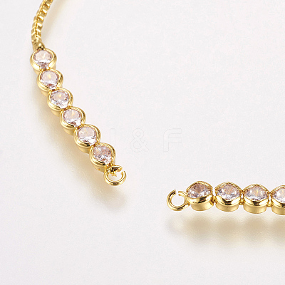 Brass Chain Bracelet Making X-MAK-P007-03-03G-1