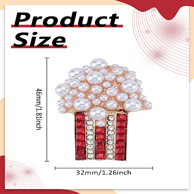 1Pc Alloy Brooches JEWB-LP0001-29-1