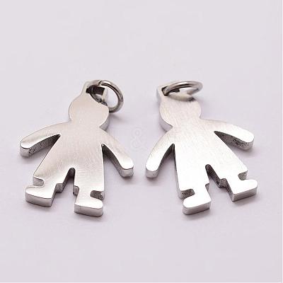 Tarnish Resistant 316 Surgical Stainless Steel Pendants STAS-K116-01P-A-1