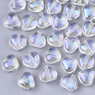 Transparent Glass Beads GLAA-N035-02-B01-1