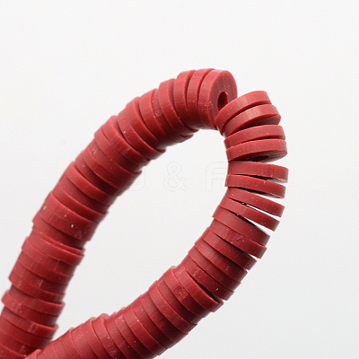 Handmade Polymer Clay Beads CLAY-R067-5.0mm-29-1