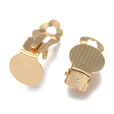 304 Stainless Steel Clip-on Earring Findings STAS-E482-16G-1