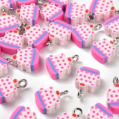 Handmade Polymer Clay Charms CLAY-H007-01A-1