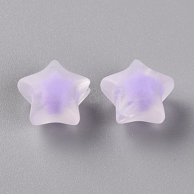 Transparent Acrylic Beads X-TACR-S152-02C-1