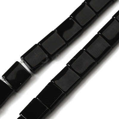 Natural Black Onyx(Dyed & Heated) Beads Strands G-F762-A16-01-1