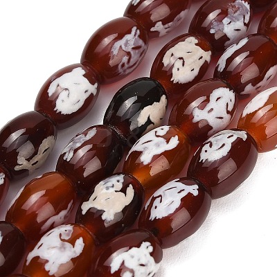 Natural Agate Beads Strands GG-CBA4812-A03-10x14MM-1
