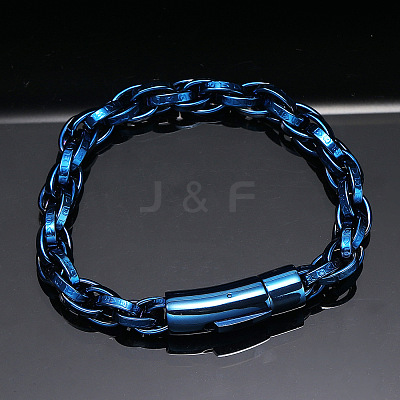304 Stainless Steel Rope Chain Bracelets for Men Women FS-WG363AE-04-1