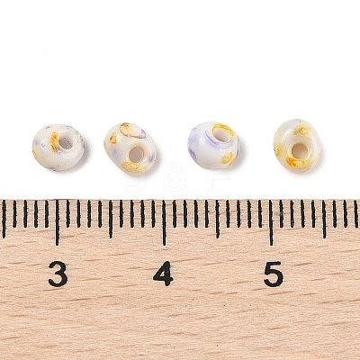 Picasso Glass Seed Beads SEED-Q038-03L-1