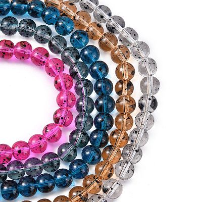 Glass Beads Strands GLAA-C017-8mm-M-1