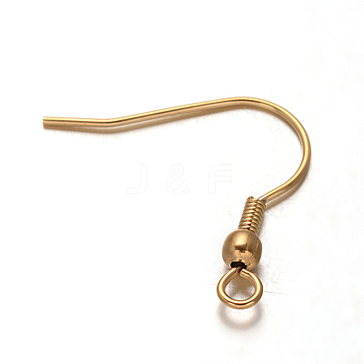 Ion Plating(IP) 304 Stainless Steel Earring Hooks STAS-F075-41-1