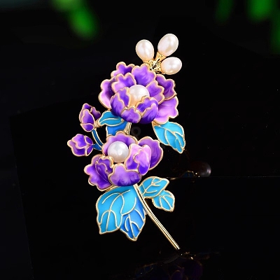 Peony Enamel Pins PW-WG36885-03-1