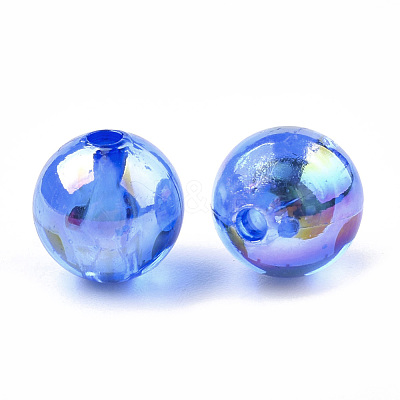 Transparent Plastic Beads OACR-S026-6mm-02-1