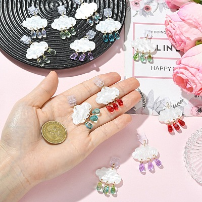 12Pcs 6 Colors PVC Mobile Dustproof Plugs HJEW-YW00502-1
