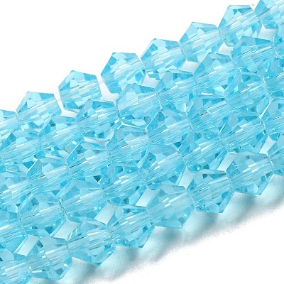 Transparent Glass Beads Strands GLAA-F029-3mm-20-1