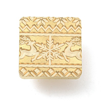 Christmas Theme Wax Seal Brass Stamp Head TOOL-R125-04B-1
