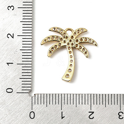 Brass Micro Pave Cubic Zirconia Pendants KK-G534-01A-G-1