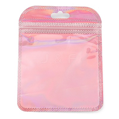 Plastic Glitter Holographic Packaging Yin-yang Resealable Bags OPP-D003-04D-1