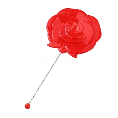 Rose Flower Glass Handheld Mirrors with Plastic Handle & Iron Rod GL-CBAE5B0-01-1
