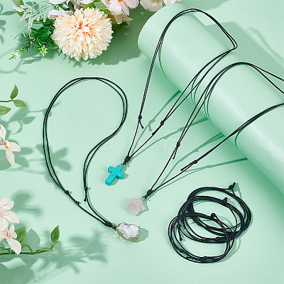 40Pcs Adjustable Korean Waxed Polyester Cord Necklace Making AJEW-UN0001-64B-1