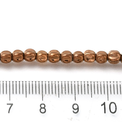 Electroplated Synthetic Non-magnetic Hematite Beads Strands G-C154-A01-01E-1