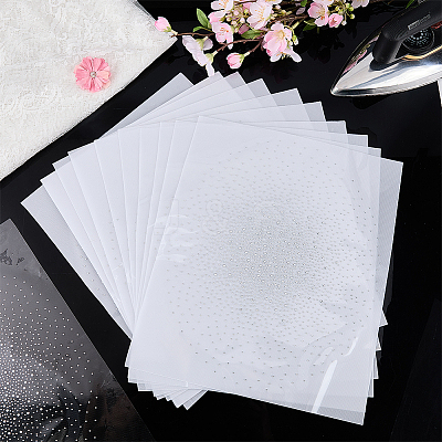14Pcs Glass Rhinestone HTV Transfer Vinyl Sheets DIY-FG0010-29F-1
