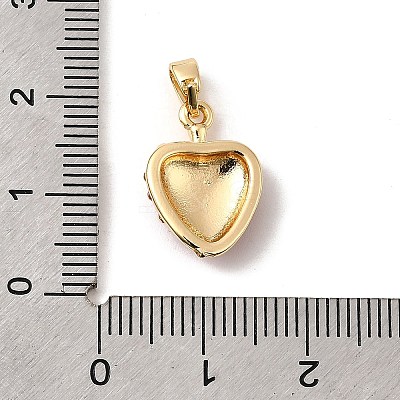 Brass Enamel Pendants KK-D408-06KCG-1