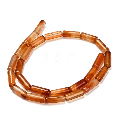 Dyed Natural Agate Beads Strands G-G203-01I-1