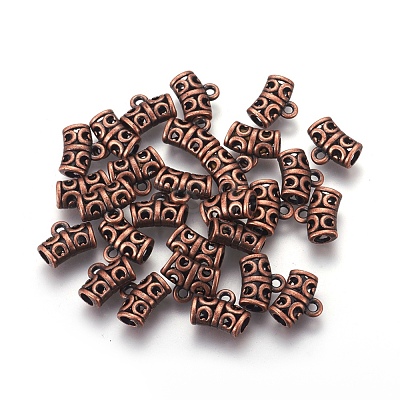Tibetan Style Alloy Hangers TIBEP-QA785-R-LF-1