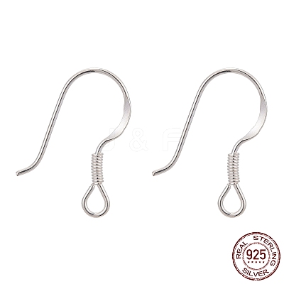 925 Sterling Silver Earring Hooks STER-G011-09-1
