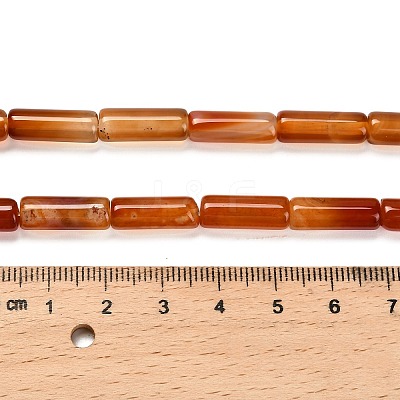 Dyed Natural Agate Beads Strands G-G203-01I-1
