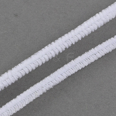 Round Pipe Cleaner Chenille Stick X-AJEW-S007-16-1