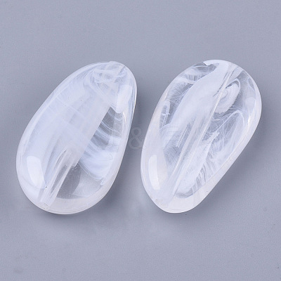 Acrylic Beads OACR-T006-082-1