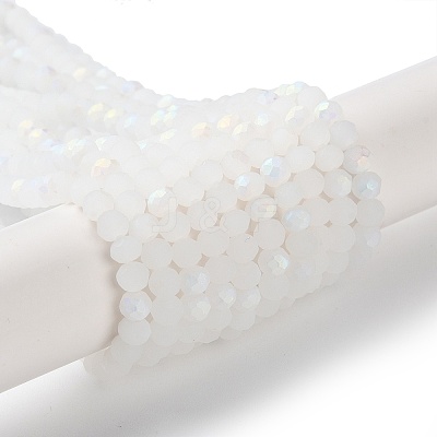 Imitation Jade Glass Beads Strands X-EGLA-A034-J4mm-MB05-1