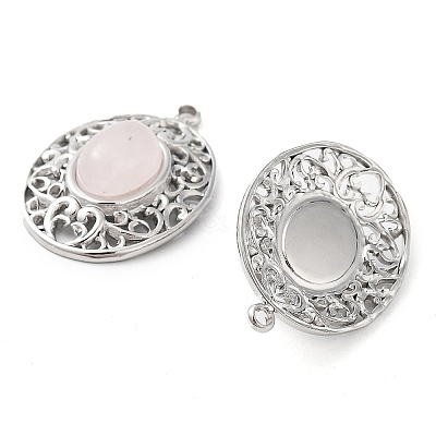 304 Stainless Steel Pendants STAS-L012-359B-P-1