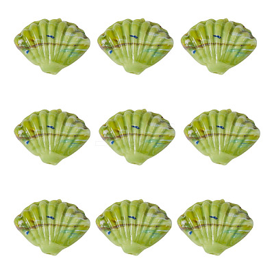 10Pcs Handmade Lampwork Beads LAMP-TADJ0001-07A-1