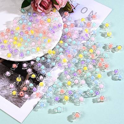 Transparent Acrylic Beads TACR-SZ0001-04-1