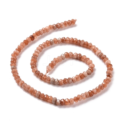 Dyed Natural Malaysia Jade Rondelle Beads Strands X-G-E316-2x4mm-42-1