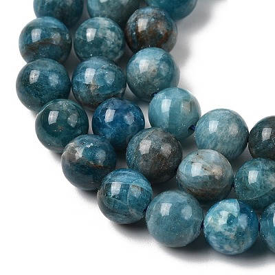 Natural Apatite Beads Strands G-F674-04-8mm-1