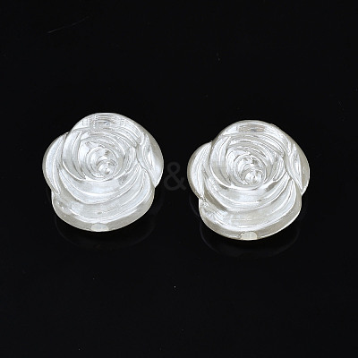 ABS Plastic Imitation Pearl Beads OACR-N008-142-1