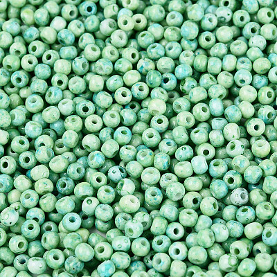 Picasso Glass Seed Beads GL-N001-01B-05-1