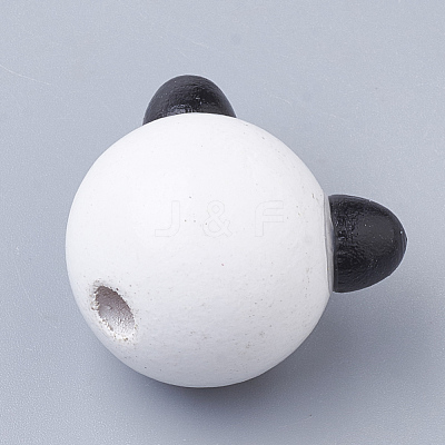 Natural Wood European Beads WOOD-S040-32-1