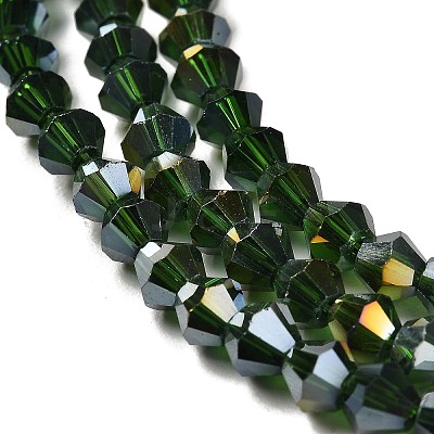 Transparent Electroplate Glass Beads Strands LS-EGLA-A039-T2mm-B25-1