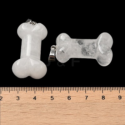 Natural Quartz Crystal Pendants G-K353-02P-10-1