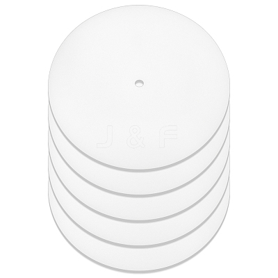 Flat Round PP Lamp Shade Diffuser FIND-WH0152-204-1