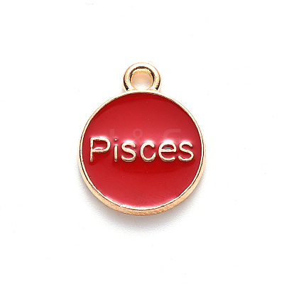 Alloy Enamel Pendants LS-ENAM-S124-01B-07H-1